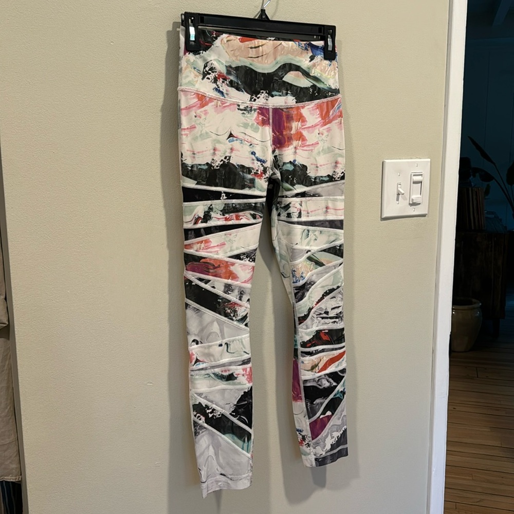 Lululemon Patchwork Multicolor Legging In Pink, W… - image 3